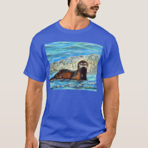 Svart i Vågar 2-färg T Shirt