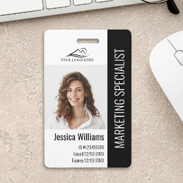 Svart ID för personlig Corporate Employee Personal
