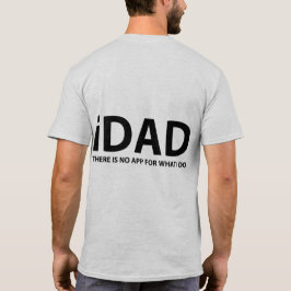 Svart "iDAD" T-Shirt