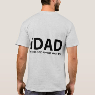 Svart "iDAD" T-Shirt