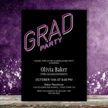 Svart inbjudan till Rosa-part