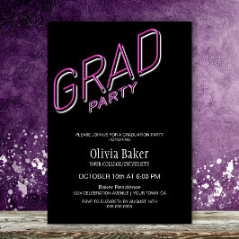 Svart inbjudan till Rosa-part