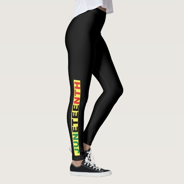 Svart Independence day Leggings (Höger)
