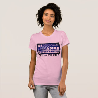 Svart indianskt Jamaican Asian Det spelar ingen ro T Shirt