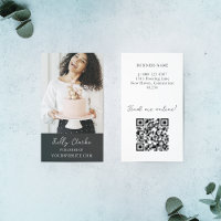 Svart influencer Innehåll Creator Photo QR-kod