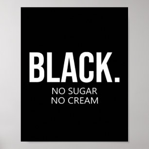 Svart ingen suger utan Cream Black Lives Matter Poster