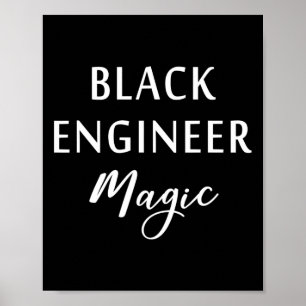 Svart ingenjörsmagi svarta historiemånaden afrikan poster