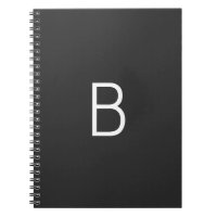 Svart initial monogram modern