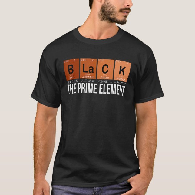 Svart, Inslag, svart historia Mo T Shirt (Framsida)