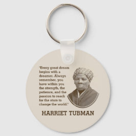 Svart inspirationshistorik månad HARRIET TUBMAN Nyckelring