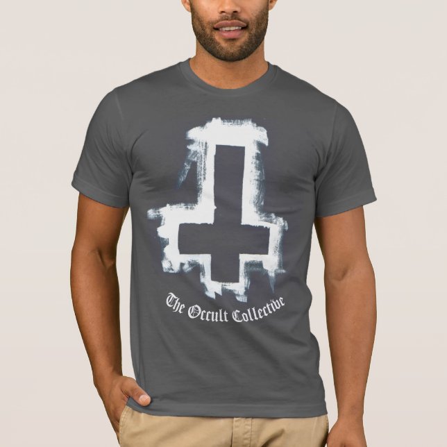 Svart inverterad arg fotbollJersey Tshirt Tee Shirt (Framsida)