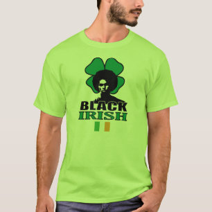 Svart irländare tee shirt