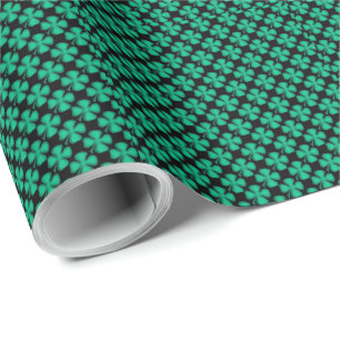 Svart irländsk projektionsyta papper presentpapper
