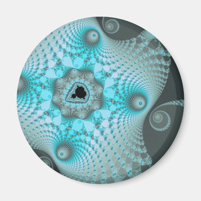 Svart is2-magnet magnet (Framsidan)