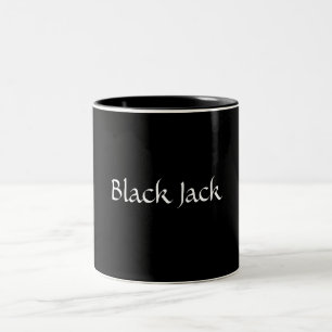 Svart jack Två-Tonad mugg