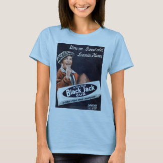 Svart jackgummiT-tröja Tee