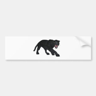 Svart jaguar bildekal