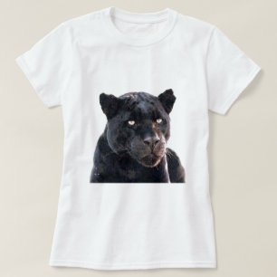 Svart jaguar tee shirt