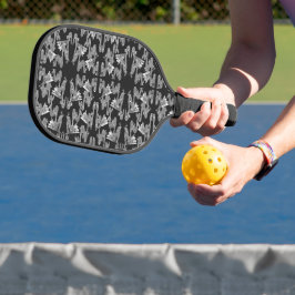 Svart japansk Pickleball Paddle-paddel i Fläkt