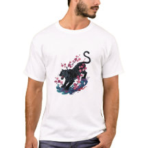 Svart japansk tiger och körsbärsblommor