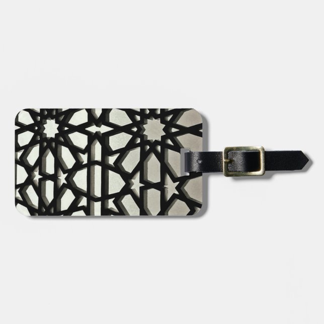 Svart järngrind bagagebricka (Horisontell Framsida)