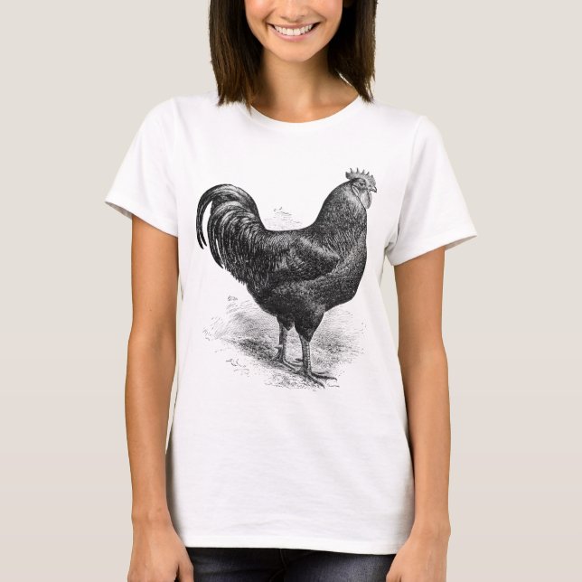 svart java tupp tee shirt (Framsida)