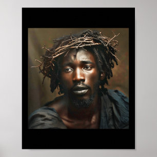 Svart Jesus, kristendomen, kyrkan, Kristus, Jesus Poster