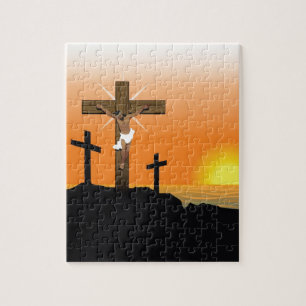 Svart Jesus Kristus Pussel