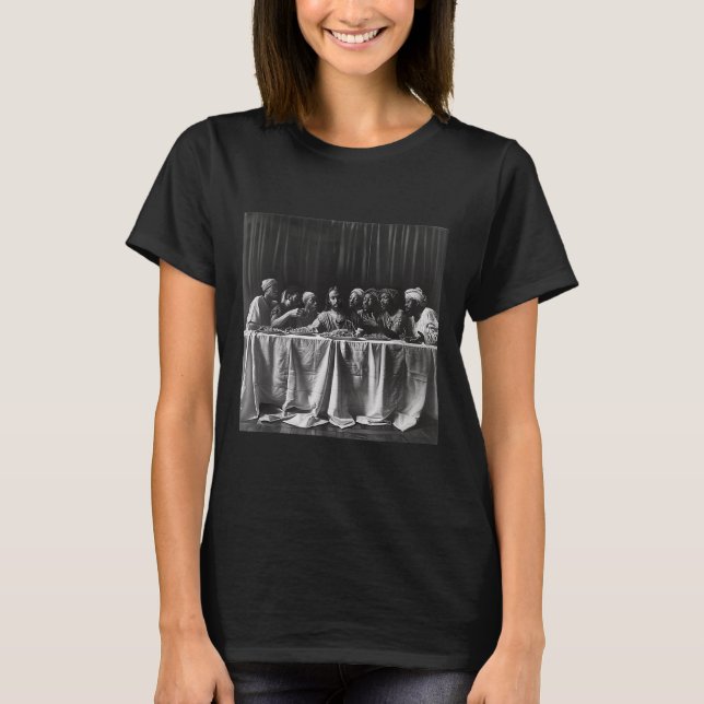Svart Jesus, senaste Sacrament, Jesus 6 T Shirt (Framsida)
