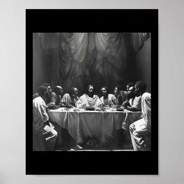 Svart Jesus, senaste Sacrament, Jesus 7 Poster (Framsidan)