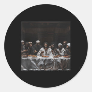 Svart Jesus, senaste Sacrament, Jesus _9 Runt Klistermärke