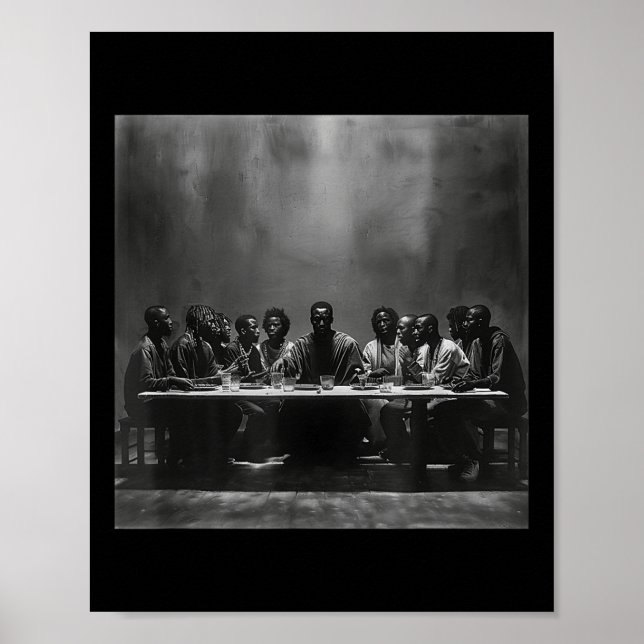 Svart Jesus, sista Sacrament, Jesus 1 Poster (Framsidan)