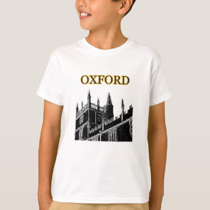 Svart jGibney 1986 för Oxford England T-shirt