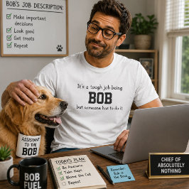 Svårt jobb att vara Bob Rolig fadersdag Tröja