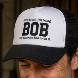 Svårt jobb att vara Bob Roligt personligt namn pre Keps