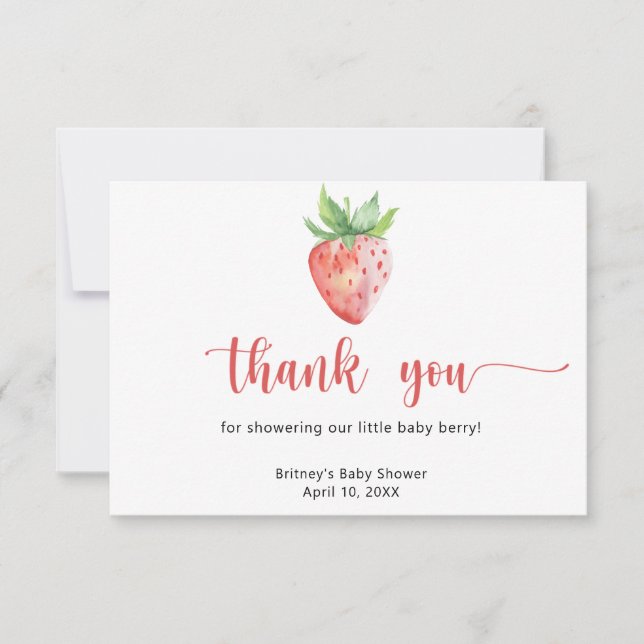 Svart jordgubbsbär - tack (Framsida)