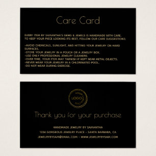 Svart judiskt produktkort visitkort