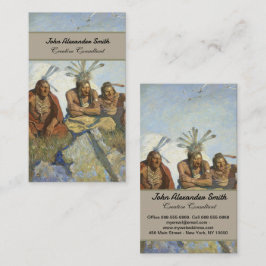 Svart, judliknande ogranskbart Ögon av N.C. Wyeth Visitkort