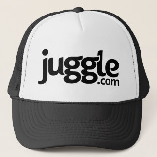 Svart Juggle.com logotyphatt Truckerkeps