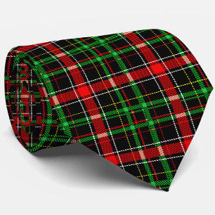 Svart jul flanellruta tartan design slips
