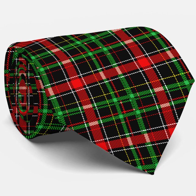 Svart jul flanellruta tartan design slips (Skapare uppladdad)