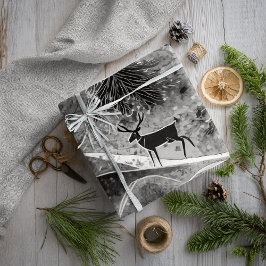 Svart jul Mönster#13 ID1009 Presentpapper