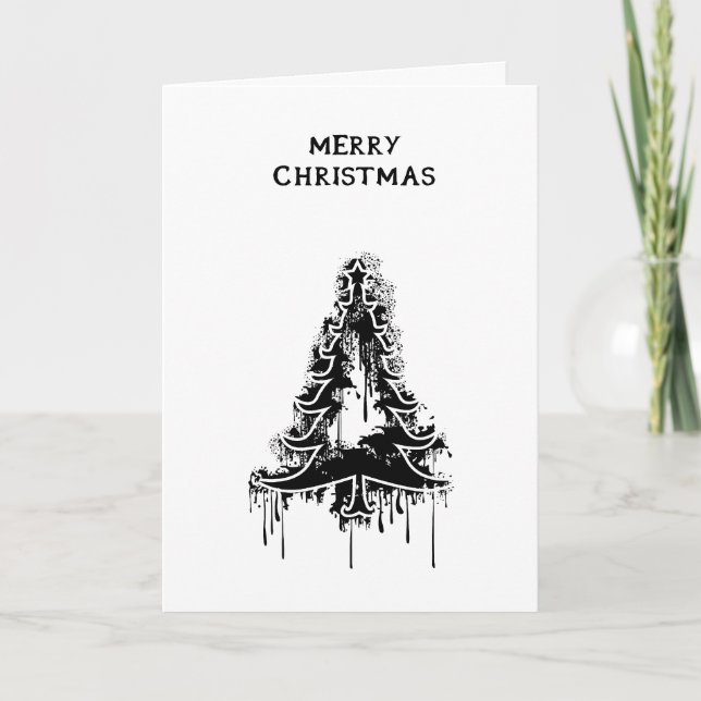 Svart jul v5 helgkort (Framsida)