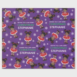 Svart juldansare presentpapper