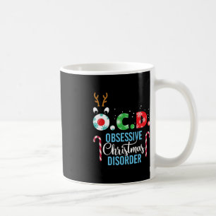 Svårt julfel! Reindeer Antlers Gif Kaffemugg