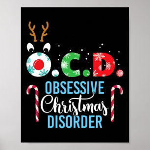 Svårt julfel! Reindeer Antlers Gif Poster