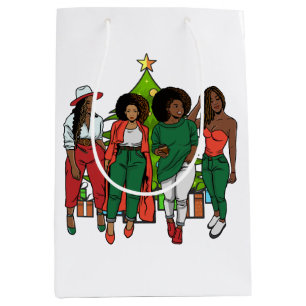 Svart julflicka Magic Melanin Women Sista Roligten