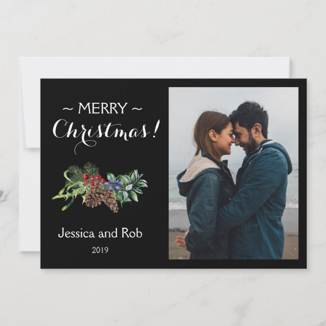 Svart julfoto (Framsida)