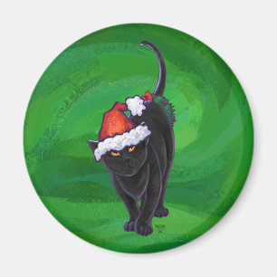 Svart julklapp på Grönten Magnet