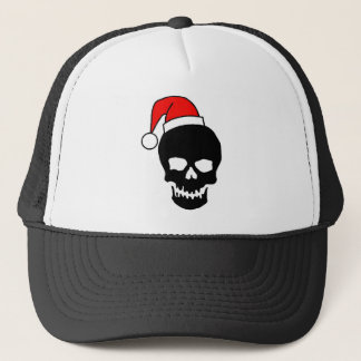 Svart julskalle truckerkeps